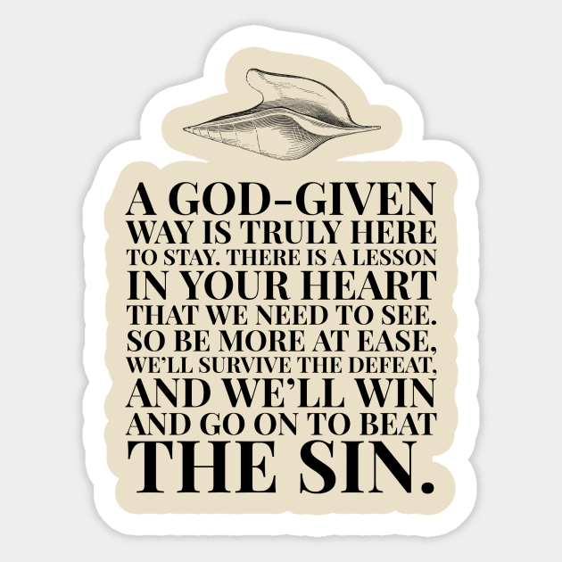 Christian Apparel - God Given Ways Sticker by Whenurhere Clothing